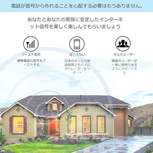 未使用】Phonetone 携帯電波 ブースター 携帯 電波 増幅器 Band 1 Band