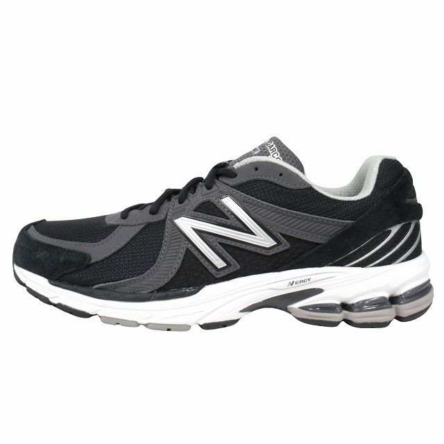 未使用 ニューバランス NEW BALANCE × コムデギャルソンオム COMME des GARCONS HOMME ML860JU2 860v2 スニーカー シューズ 靴 ローカット サイズ27cm 黒 ブラック メンズ