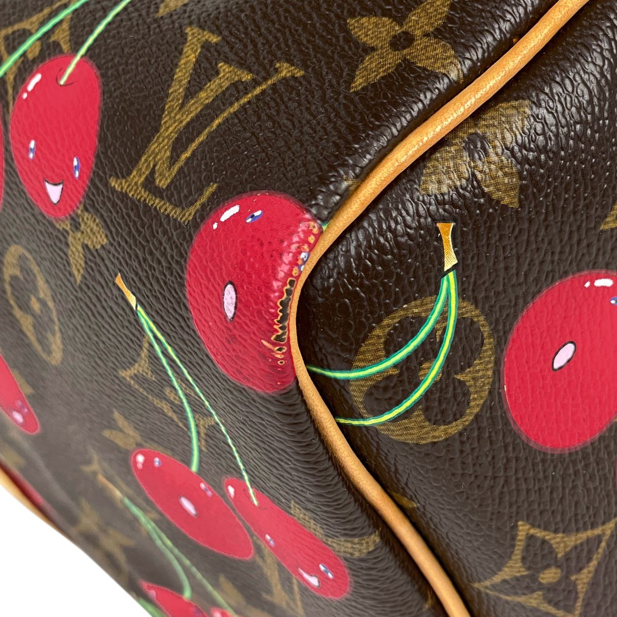 ルイヴィトン キーポル45 ボストンバッグ モノグラムチェリー ルイ