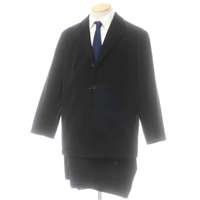【中古】トラディショナルウェザーウェア Traditional Weatherwear コーデュロイ 3B セットアップ スーツ ブラック【サイズXS】【メンズ】