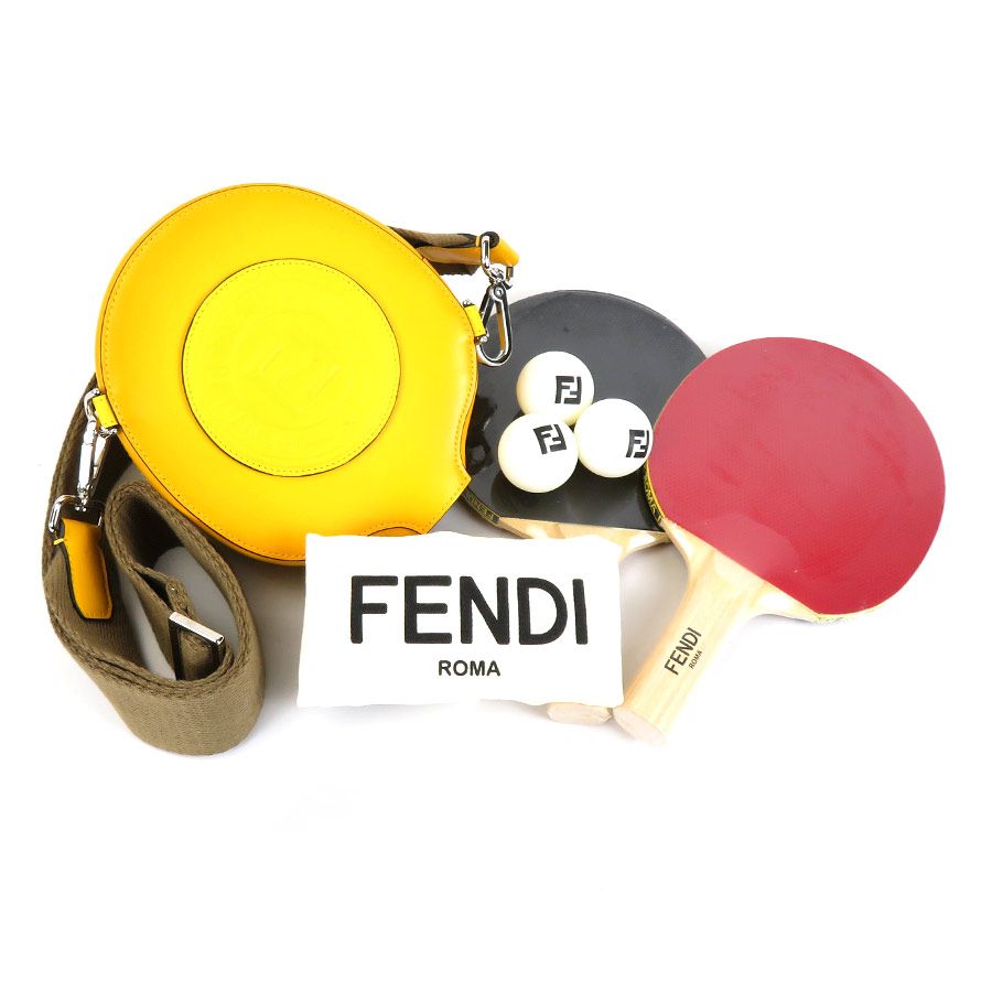 フェンディ FENDI ピンポン ラケットケース 7AS070AJJ4F1HR8 ズッカ ...