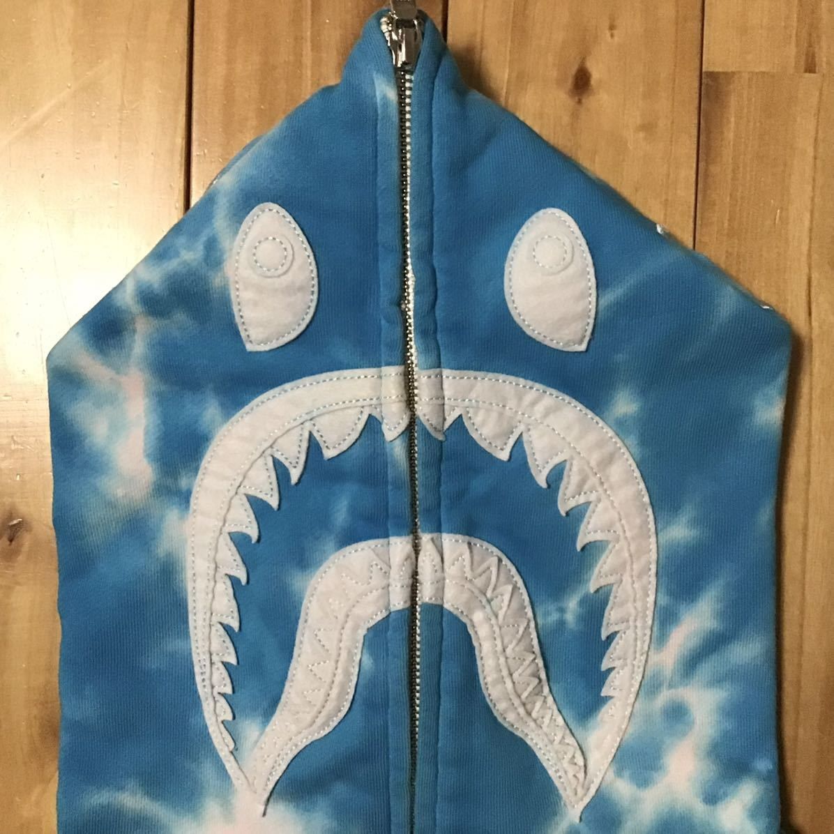 タイダイ シャーク パーカー レディース Sサイズ a bathing ape タイダイ シャーク パーカー レディース Sサイズ a bathing ape