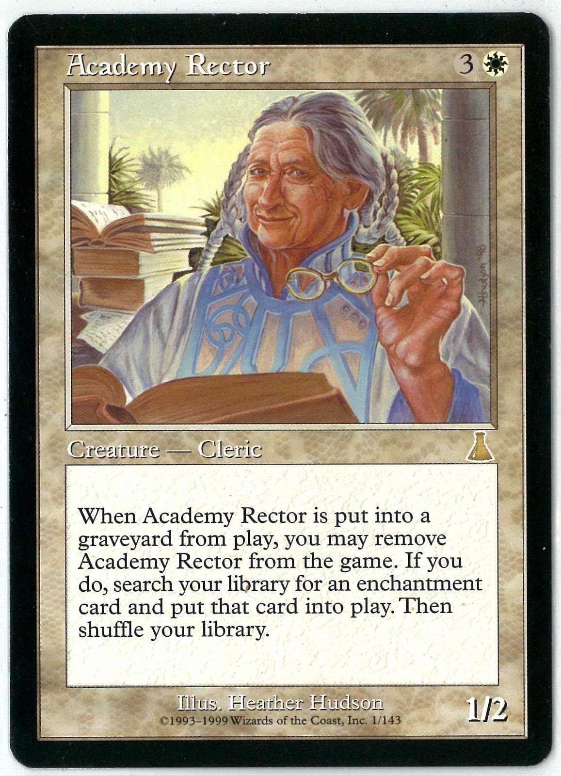 アカデミーの学長/Academy Rector  UDS英語 アカデミーの学長 (Academy Rector) · Urza's Destiny (UDS) #1