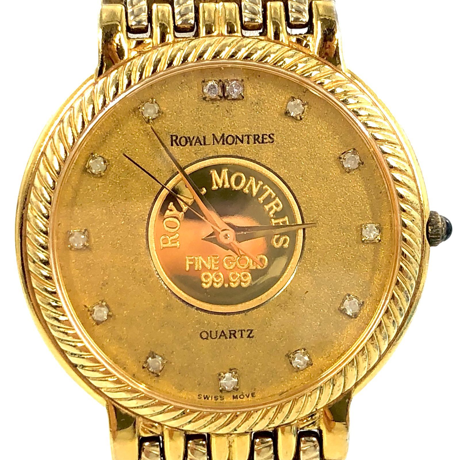 ROYAL MONTRES ロイヤルモントレス 99.99 SS/QZ K24 コイン