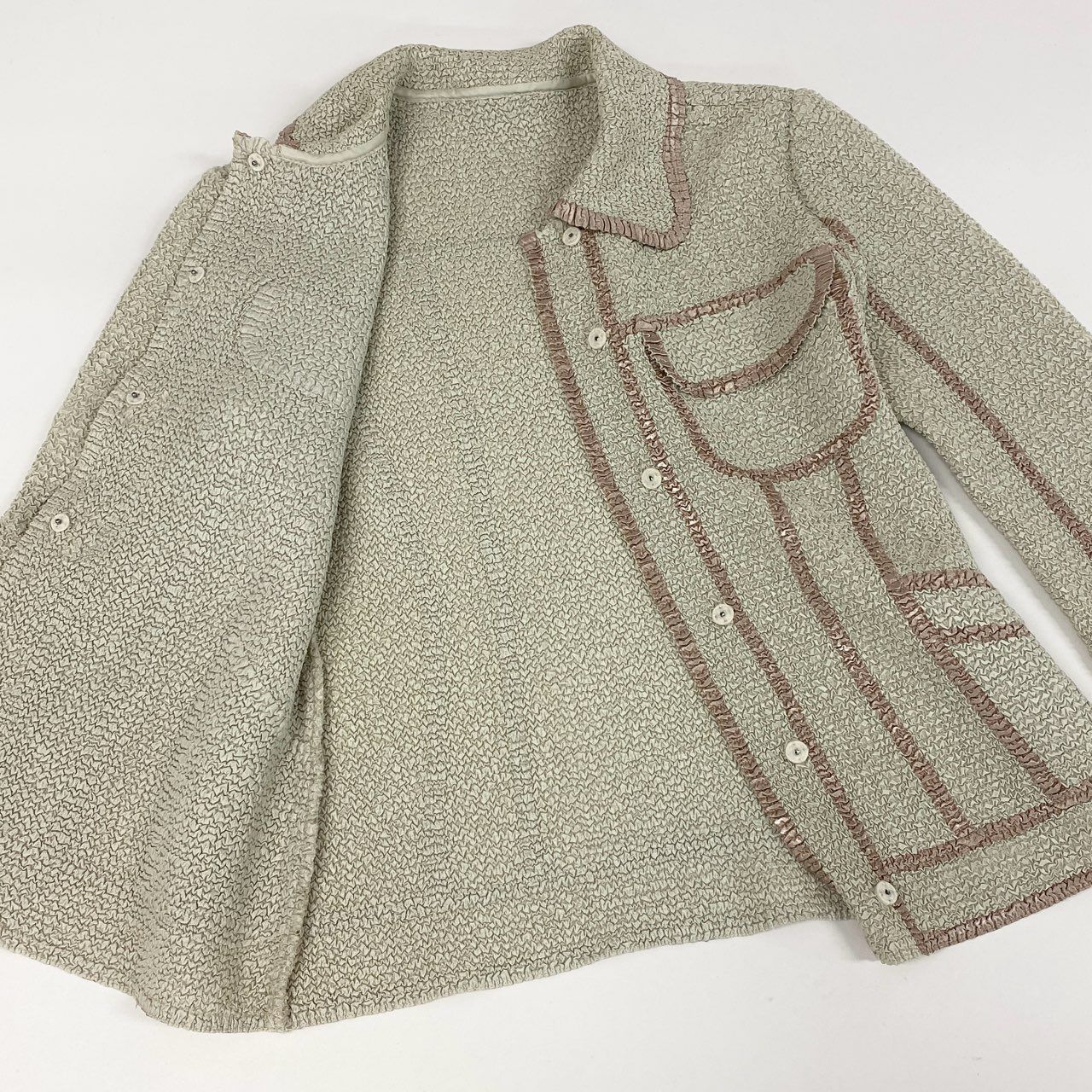タッキー様美品 Noko Ohno ノコオーノ ツイードジャケット pjk158 タッキー様美品 Noko Ohno ノコオーノ ツイードジャケット