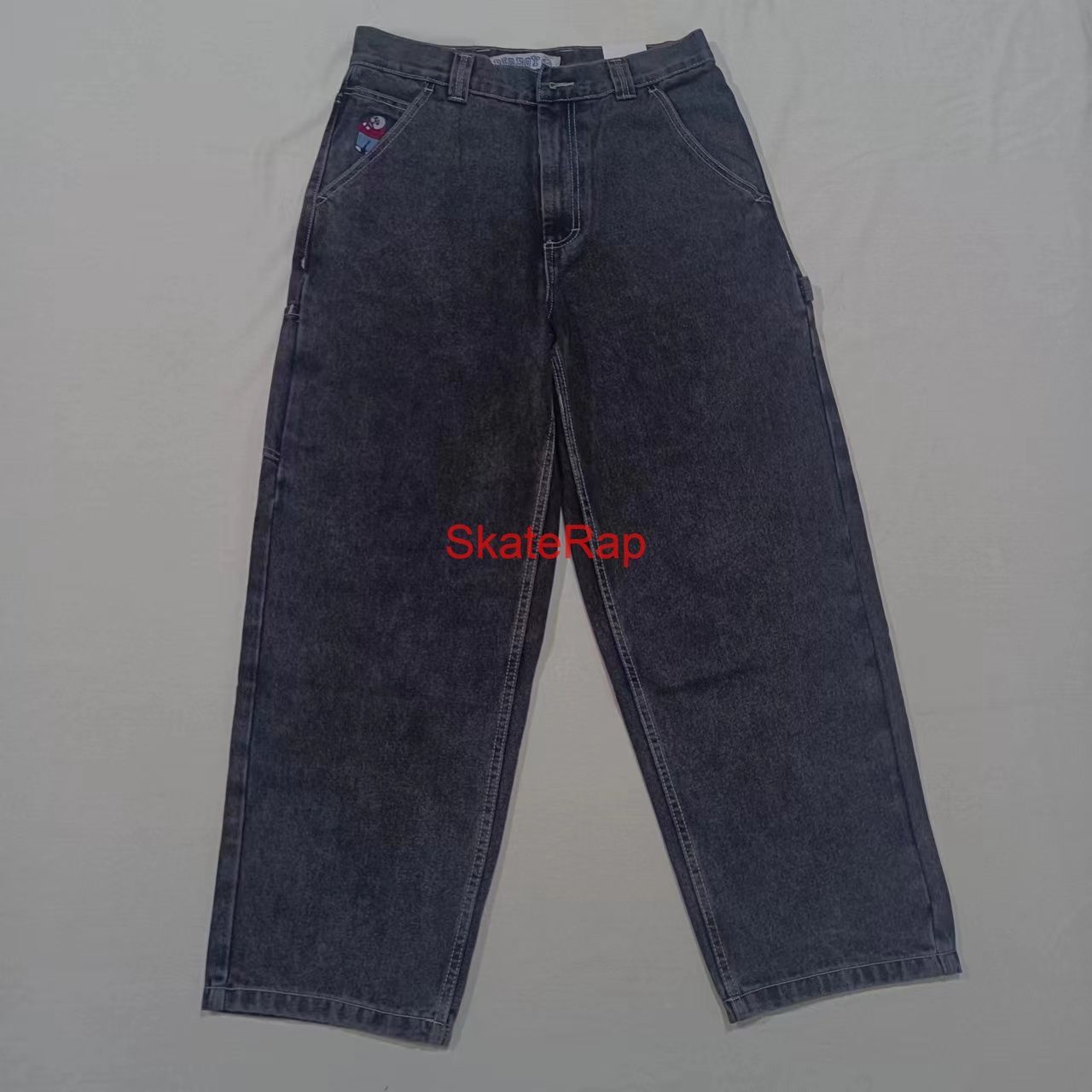 ビックボーイ紫　正規品 POLAR SKATE CO. BIG BOY JEANS PURPLE BLACK