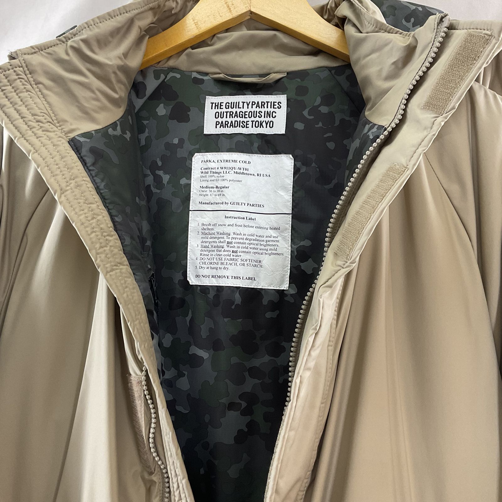 【美品】WACKO MARIA×WILDTHINGS HAPPY JACKET WACKO MARIA (ワコマリア) WILDTHINGS / HAPPY JACKET (TYPE-1