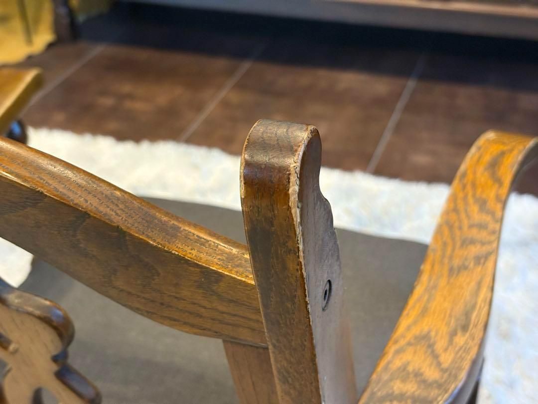 リメイク品 Brugge 三越ブルージュ アームチェア 肘付き椅子 ny - メルカリ