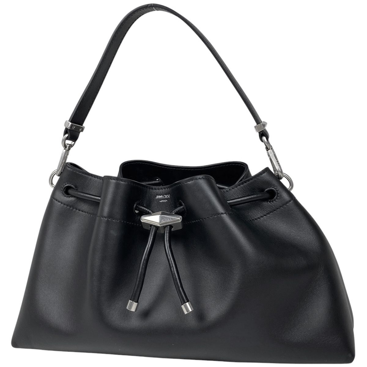 ジミーチュウ JIMMY CHOO ボンボン バケット ハンドバッグ 2WAY 