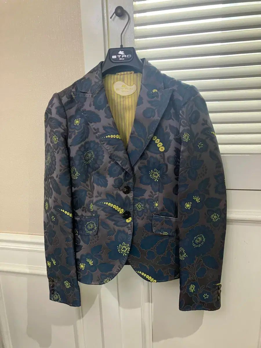 エトロ フラワー パターン ジャケット