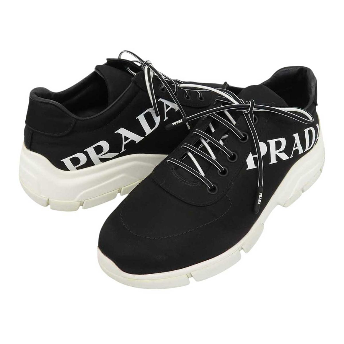 専用です。プラダ　レディース　まとめ売り プラダ ロゴ スニーカー レディース ブラック ホワイト PRADA