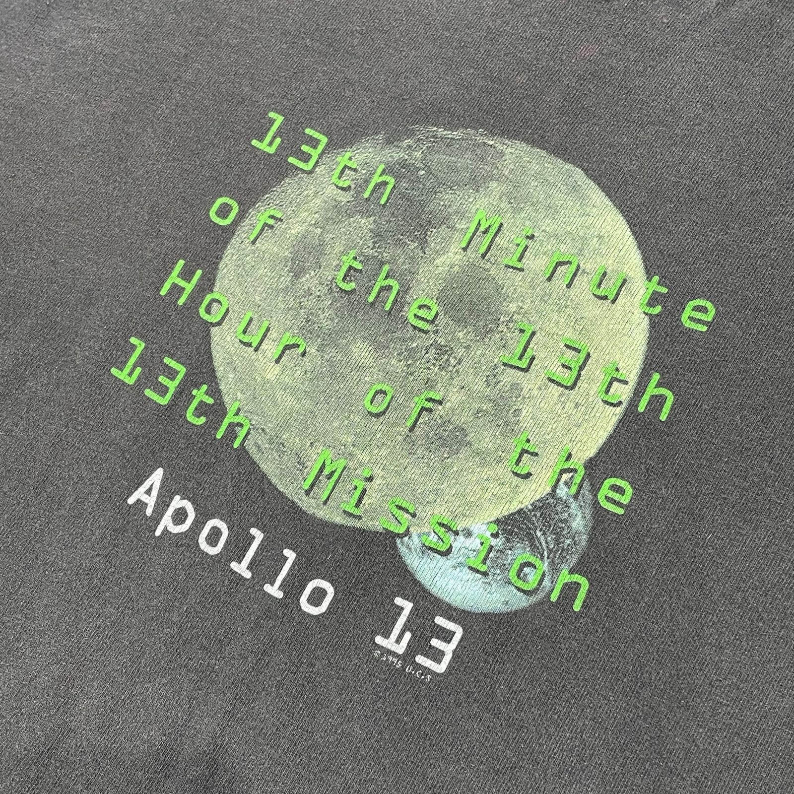 トップス 90s APOLLO13 vintage tee VINTAGE】 90s APOLLO 13 MOON TEE T-SHIRT ヴィンテージ アポロ 13 T