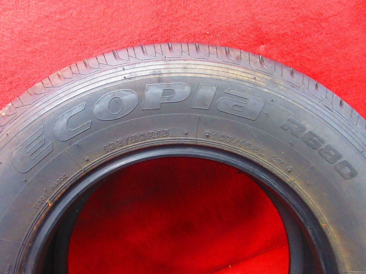 【BS ECOPIA R680 195/80R15 107/105L LT】夏タイヤ【日産 キャラバン 純正ホイール 15インチ 5.5J6HPCD139.7+45】　(TH429) クレジットカード QR決済可能 楽天市場】195／80r15 107／105l ブリヂストン ecopia r680の通販