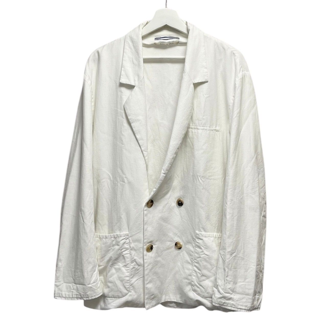 Cristaseya クリスタセヤ 21SS Japanese Cotton Linen Double Breasted 