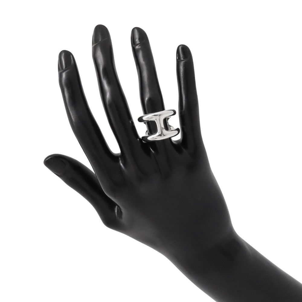 HERMES オスモズ PM リング 52 新品 エルメス シルバー HERMES オスモズ PM リング 52 新品 エルメス シルバー