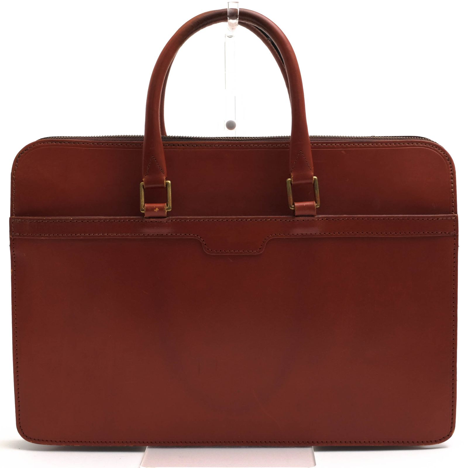 ✨美品✨ポールスミス　ビジネスバッグ　ブリーフケース　　シボ革　A4可　ブラウン ポールスミス／Paul Smith バッグ ブリーフケース ビジネスバッグ 鞄