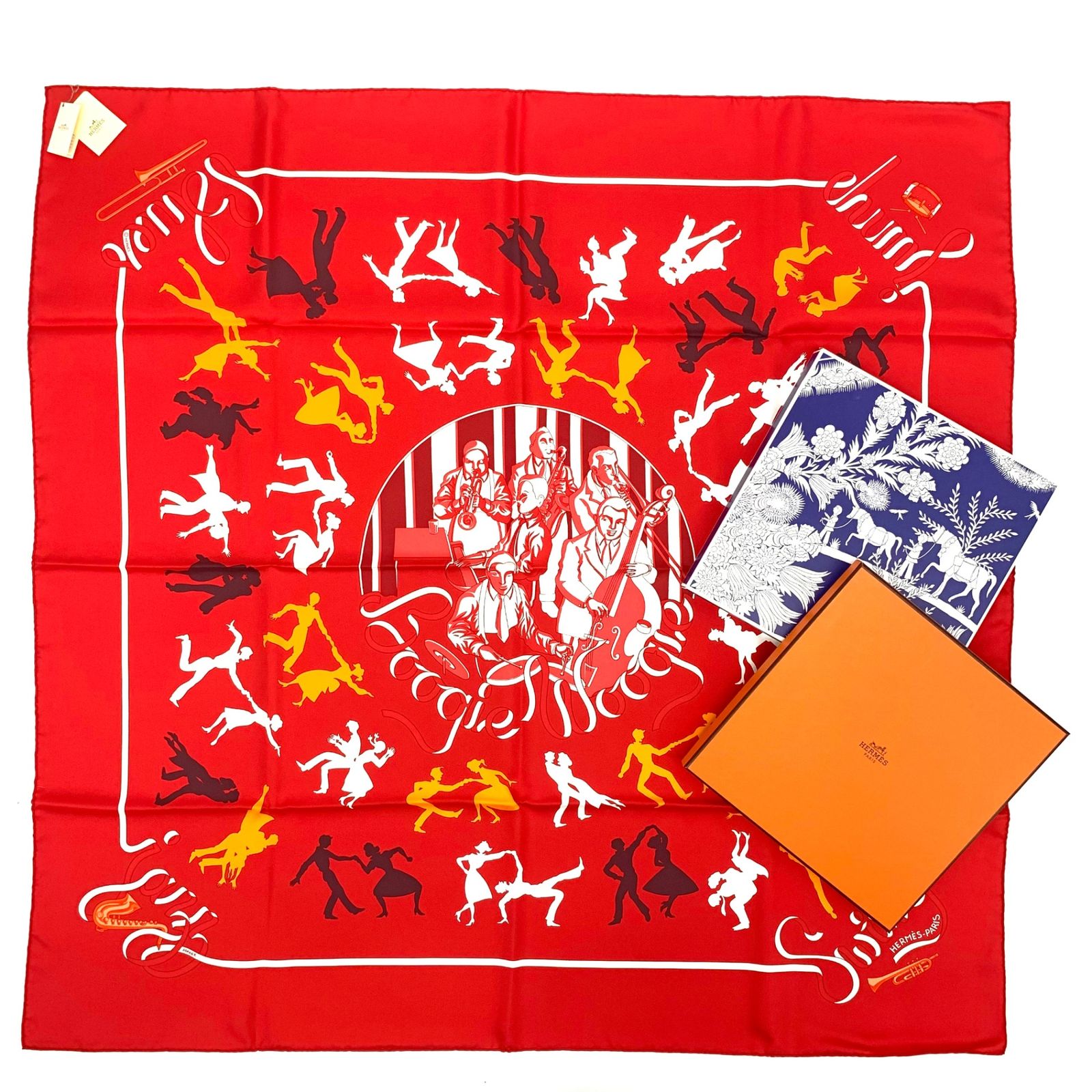 新品未使用 エルメス HERMES カレ90 boogie woogie ブギウギ 