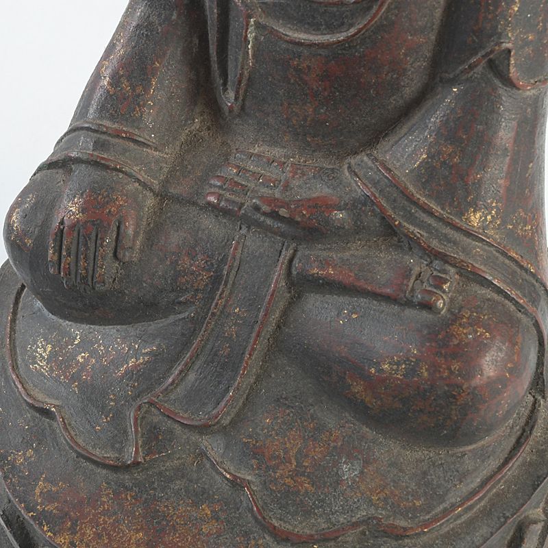 仏教美術 中国 乾隆年製 古銅鍍金 仏像 置物 C S43 - メルカリ