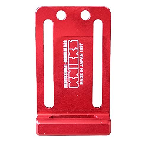 レッド アルミ総削出 赤 ALU-I-R KNICKS 腰袋 フック金具付電動工具用プレート 腰道具 ニックス 道具差し