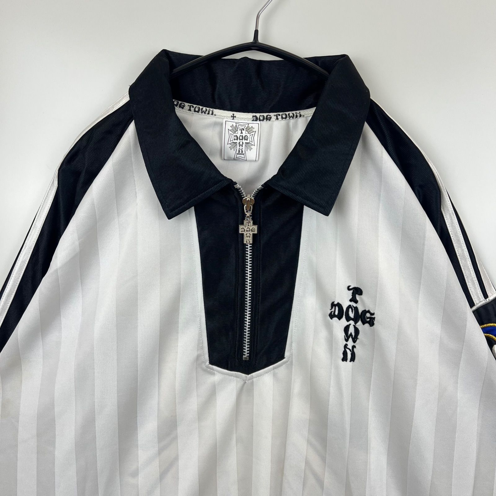 レア‼️DOGTOWN ドッグタウン 半袖ジャージ パーカー 日本製 ブラック