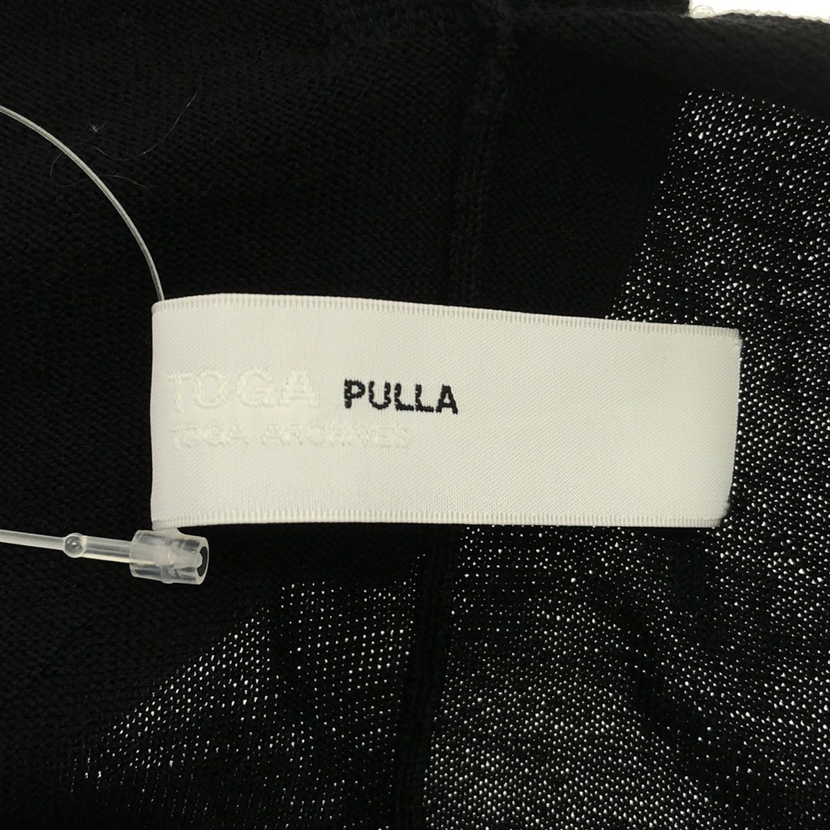 TOGA PULLA ハイゲージニット フリルワンピース 36 TOGA PULLA（トーガ プルラ）の「TOGA PULLA ハイゲージニット