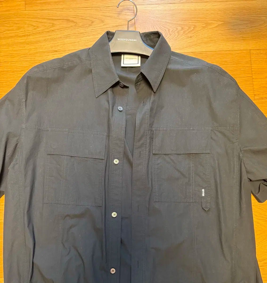 48 WOOYOUNGMI(ウーヨンミ) 25ss ゴム ショートスリーブ シャツ