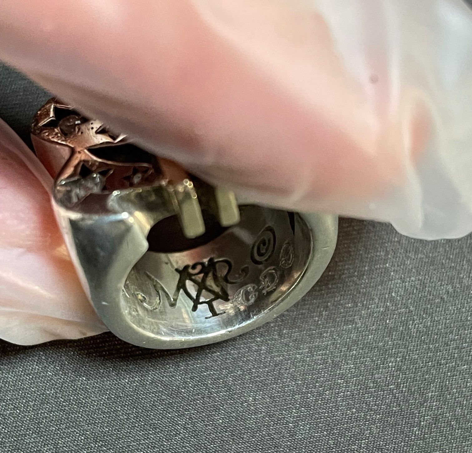 TENDERLOIN×comme des garcons ダイヤ付きダラーリング - メルカリ