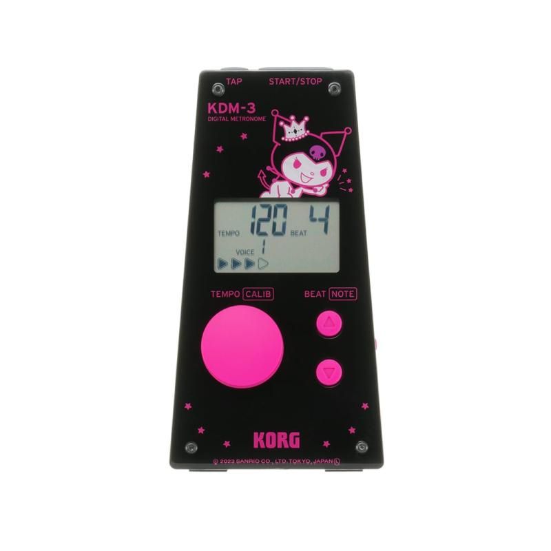 KORG コルグ KDM3 デジタル メトロノーム サンリオ コラボ クロミ KDM-3-KU
