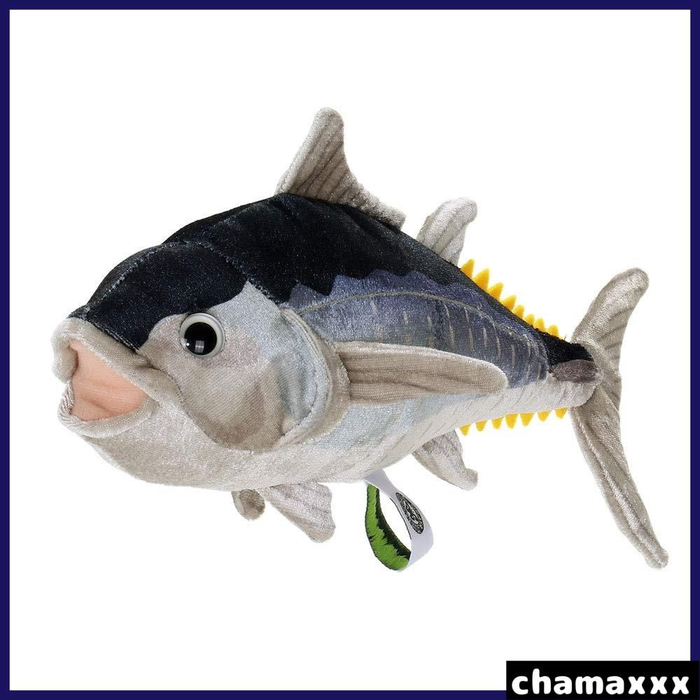 【人気商品】ギフト お人形 おもちゃ プレゼント 魚 マグロ リアル 誕生日 (小/やさしい手触り) ぬいぐるみ (検針2度済み) クロマグロ カロラータ