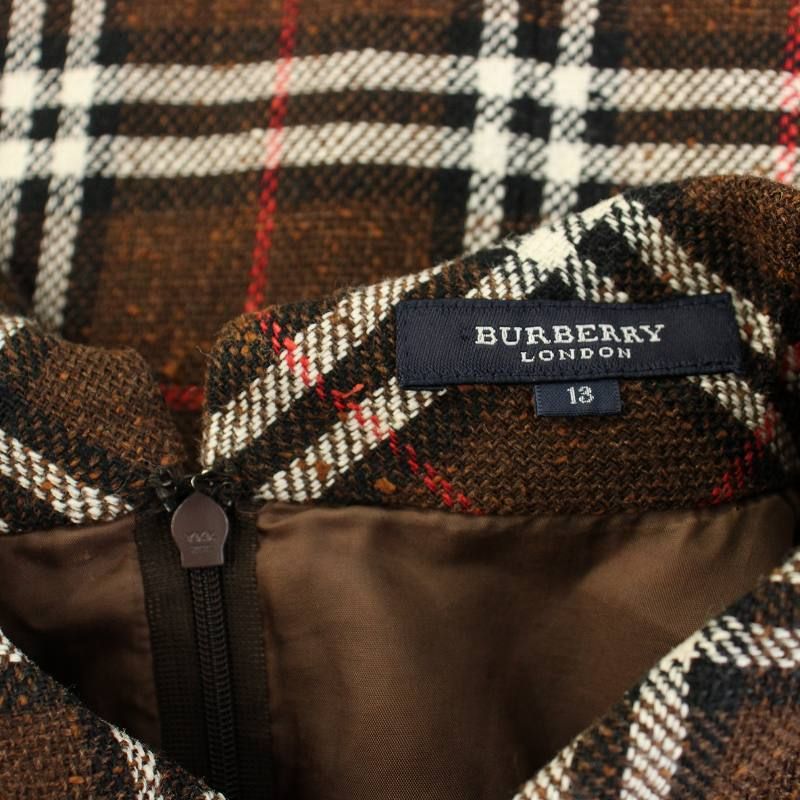 バーバリー ロンドン BURBERRY LONDON ワンピース ひざ丈 半袖