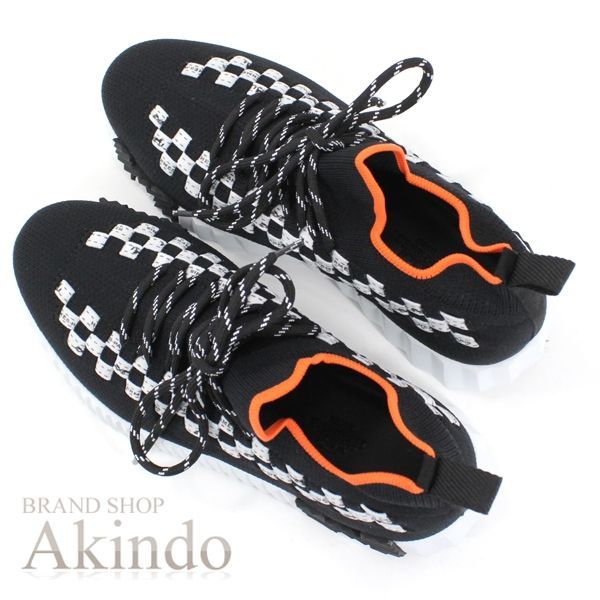 新品】エルメス スニーカー フレックス サイズ36.5 #36H ブラック 