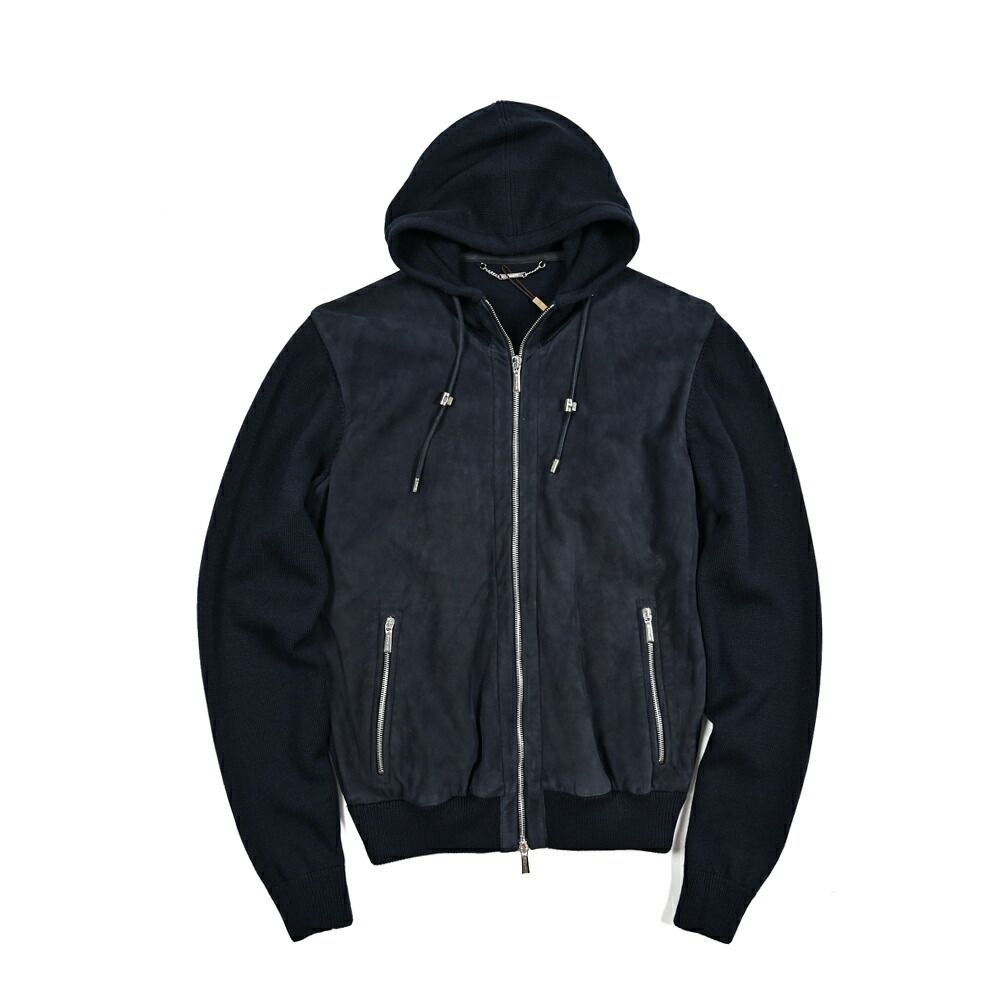soerte ヘビーウェイトダブルジップフー ディー　ブラック系その他　サイズ1 Heavy weight double zip-up hoodie /ヘビーウェイトダブル