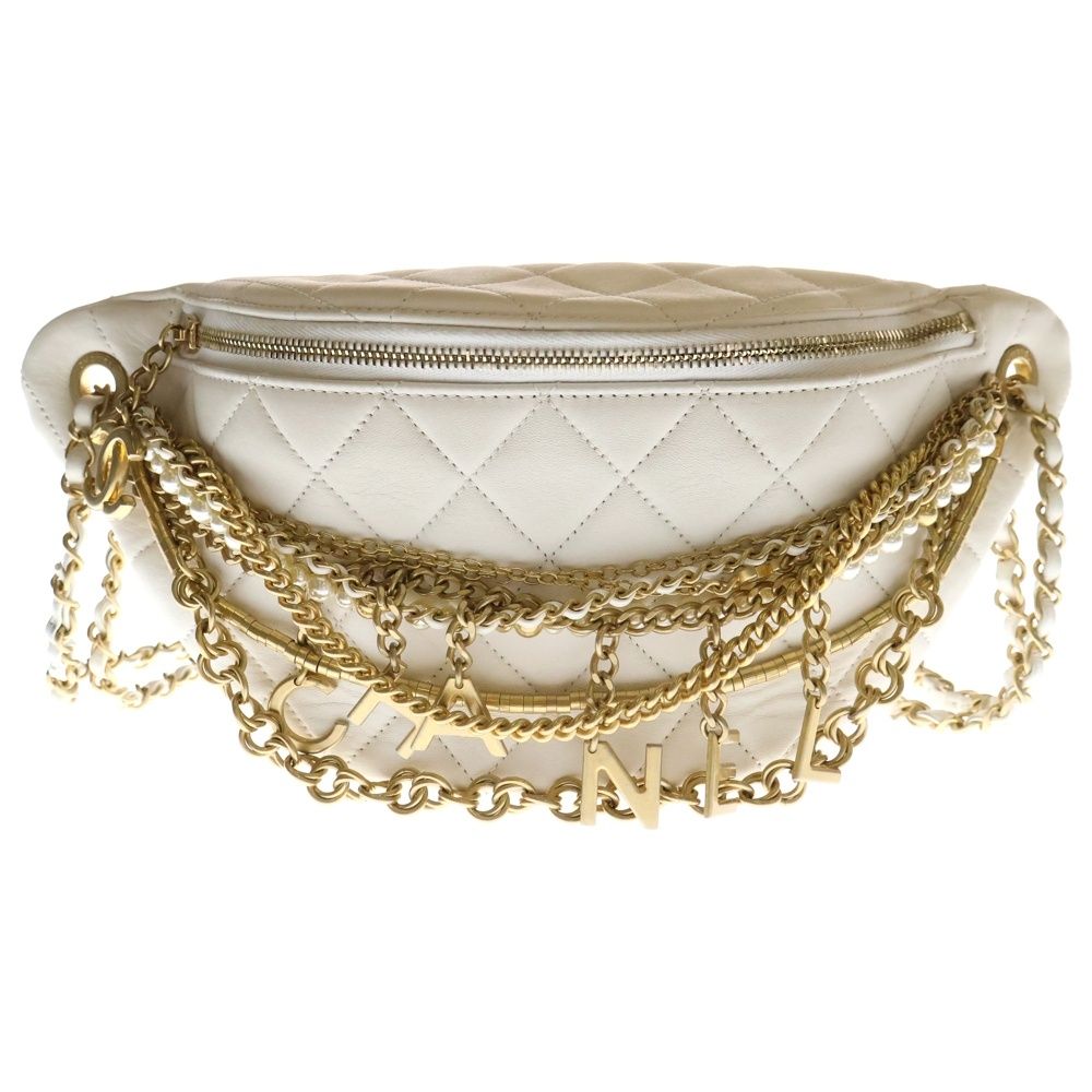 CHANEL (シャネル) マトラッセ チェーン ウエスト ポーチ