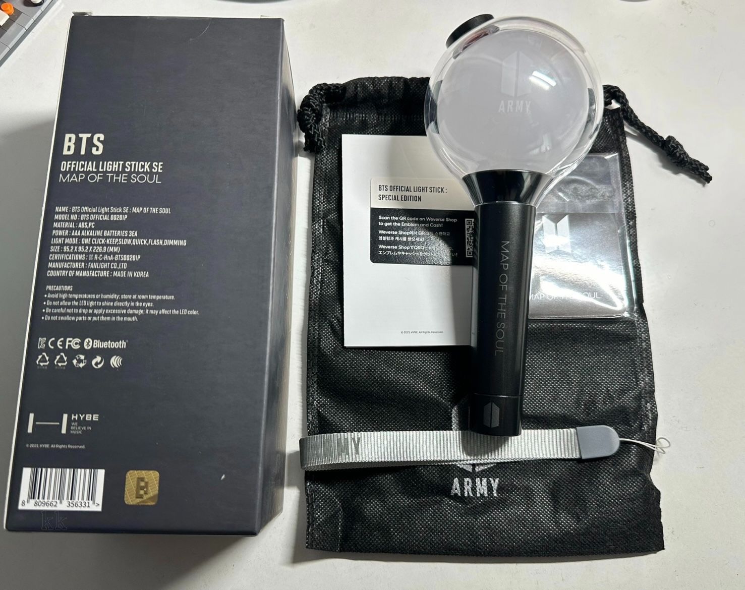 BTS ペンライト　アミボム ver.4 BTS アミボム【Weverse JAPAN】アミボム ver.4 OFFICIAL LIGHT
