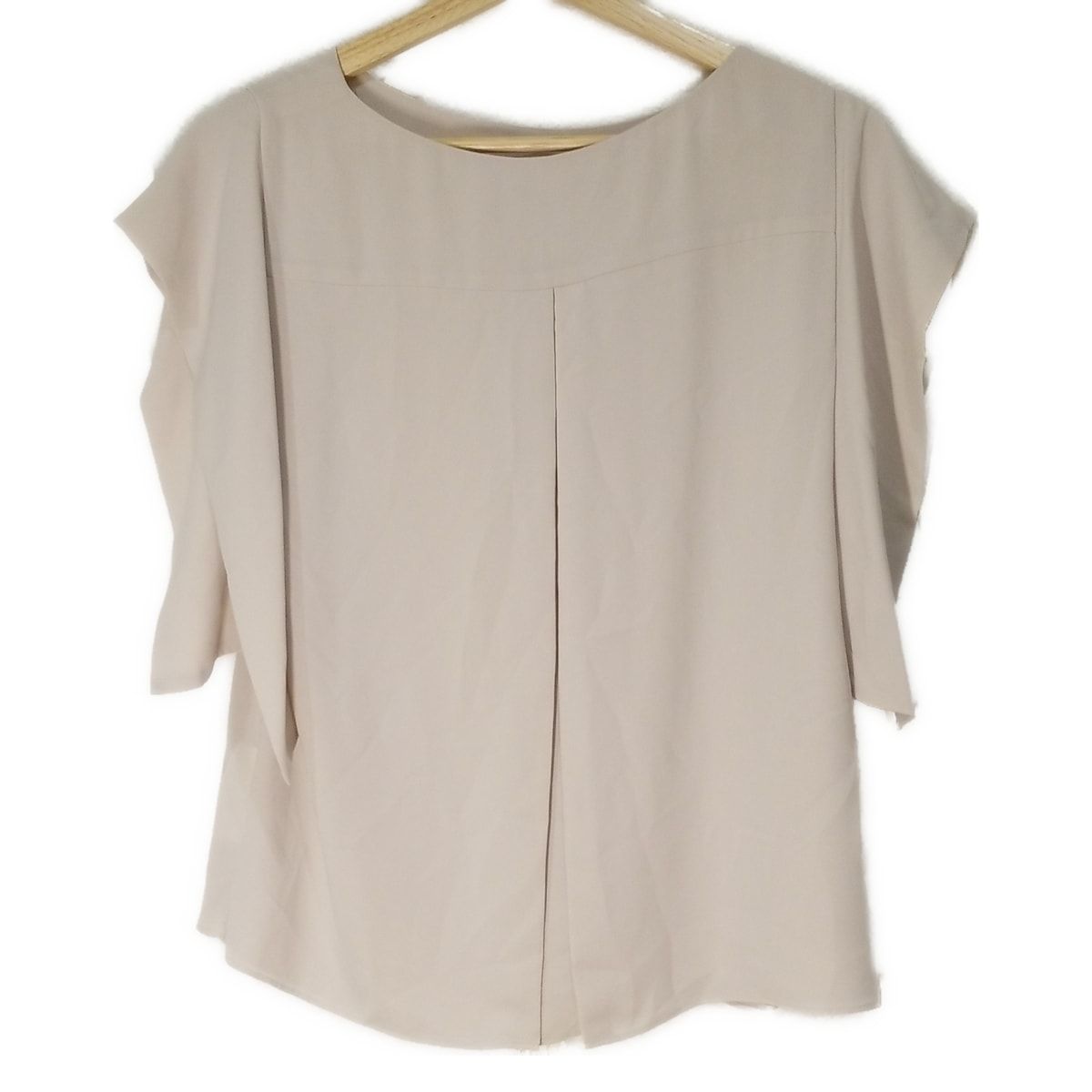 theory luxe セオリーリュクス 半袖カットソー サイズ38 M レディース - ベージュ クルーネック