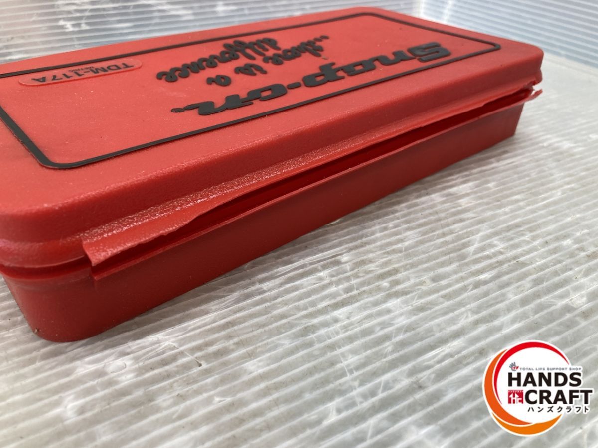 ◇【中古品】スナップオン タップダイスセット ケース接合部切れ ◇【中古品】スナップオン タップダイスセット ケース接合部切れ