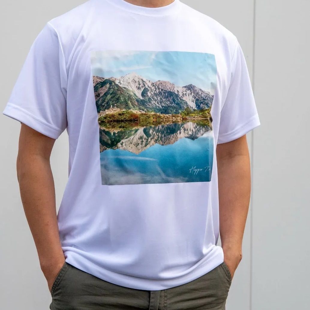 白馬三山と八方池　フォトTシャツ【Bellevue Tシャツ】