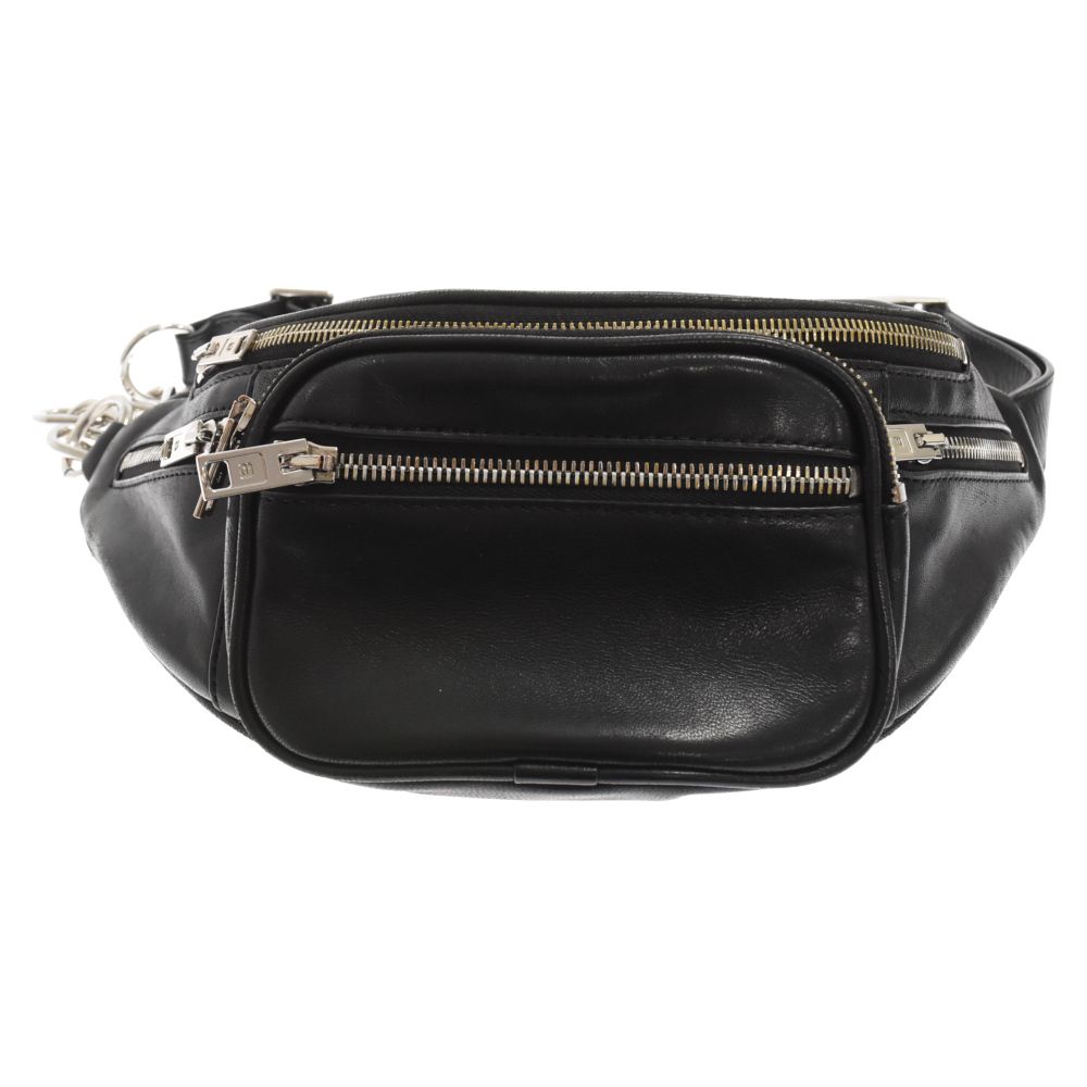 ALEXANDER WANG (アレキサンダーワン) ATTICA SOFT FANNY PACK ソフトレザーファニーパック ウエストバッグ ブラック