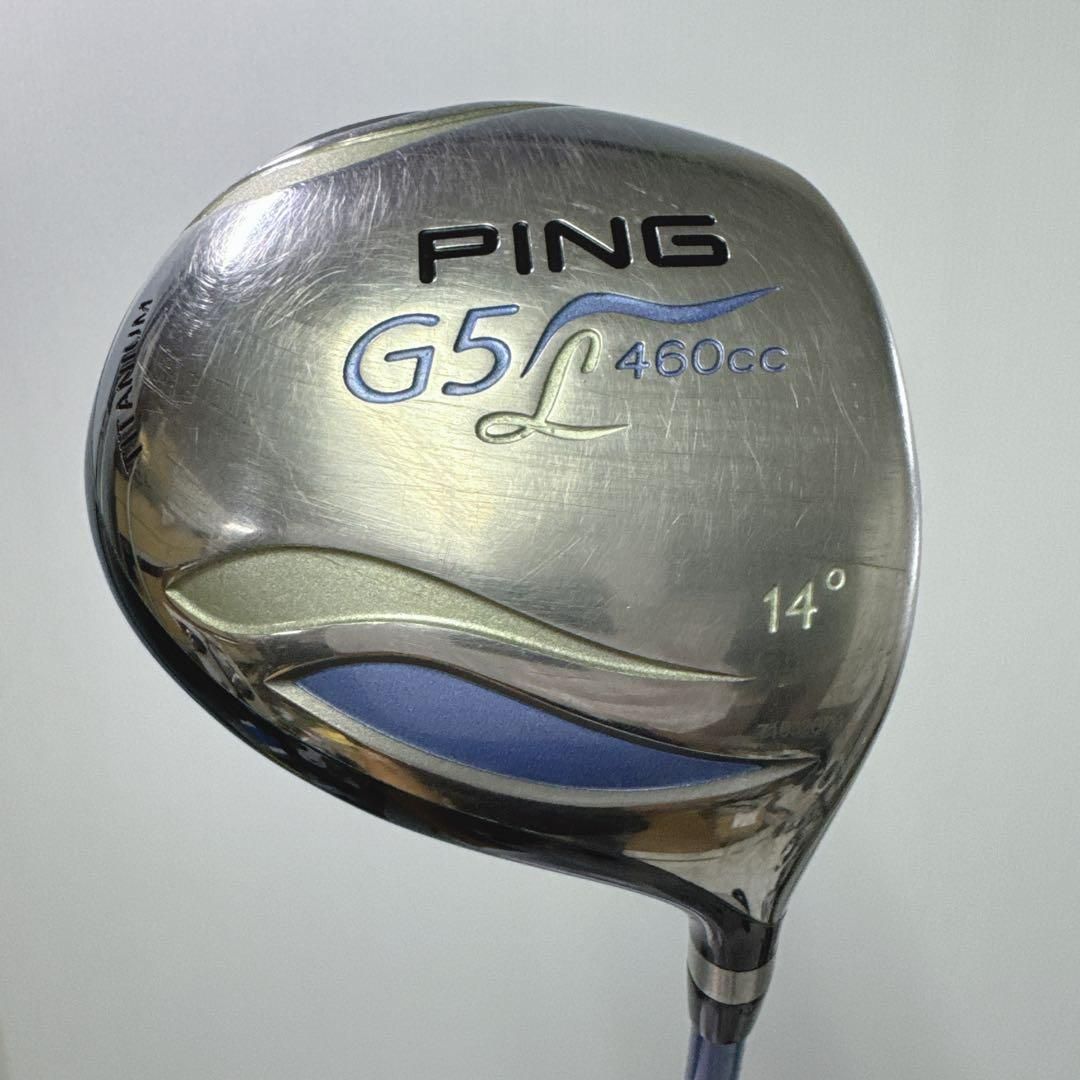 新品グリップ 良品 G5 L 460cc 14° レディース 右 ドライバー