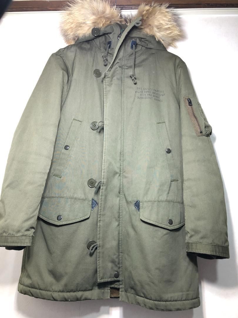011050 WACKOMARIA ラクーンファー コート M モッズコート N3B ミリタリー wacko maria ワコマリア ジャケット チャイナラクーン