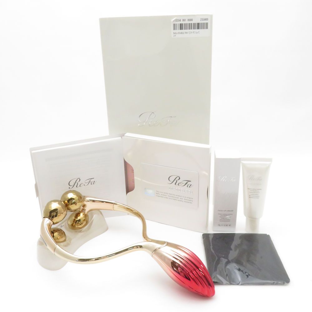 ReFa レッド 美顔ローラー 専用ケース付き ReFa 美顔ローラー レッド