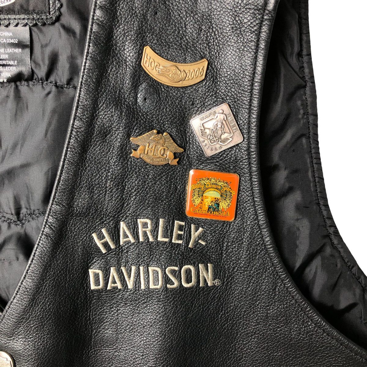 古着 ハーレーダビッドソン Harley-Davidson レースアップ