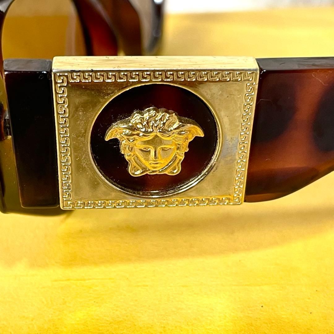 ヴェルサーチ VERSACE メデューサ サングラス メンズ ゴールド べっ甲