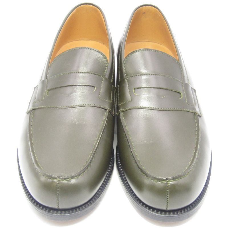 J.M.WESTON ジェイエムウエストン 6.5 C シグニチャーローファー 180 ペニーローファー レザーソール ハンターグリーン