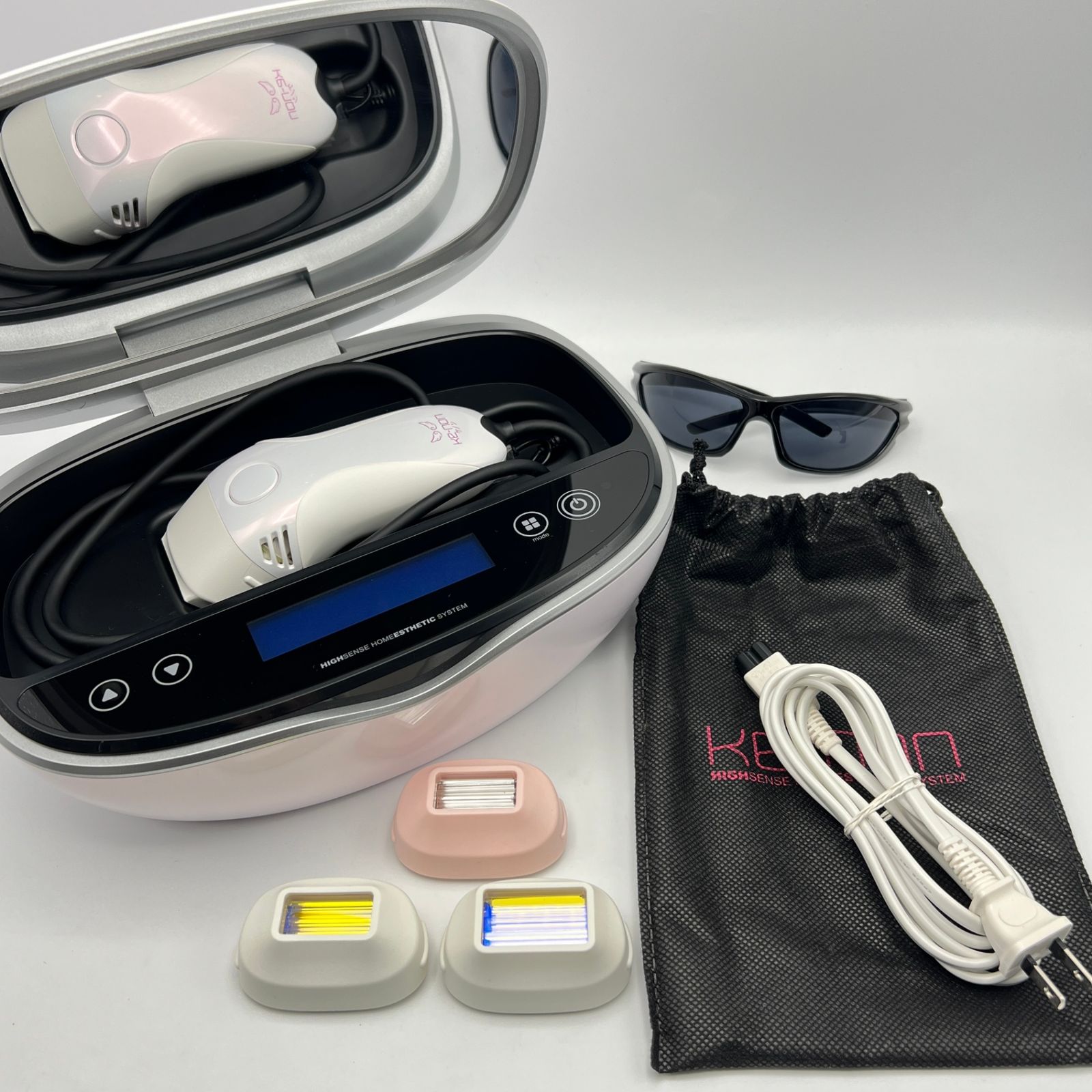 【美品】ケノン Ver.7.1 ブラック プレミアムカートリッジ付 ケノン脱毛器Ver.7.1