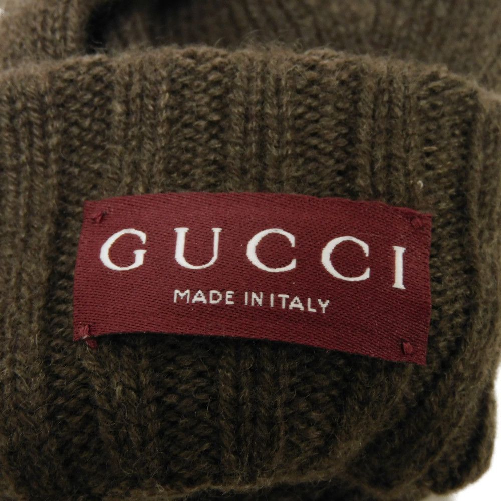 送料関税込み★GUCCI★ウール&カシミヤ グローブ ダブルG付き ウールカシミア グローブアイボリー | GUCCI公式