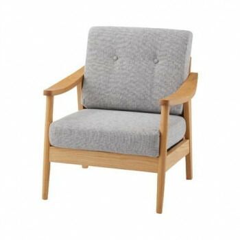 東谷 バッスム ソファ 1人掛 グレー RTO-911GY