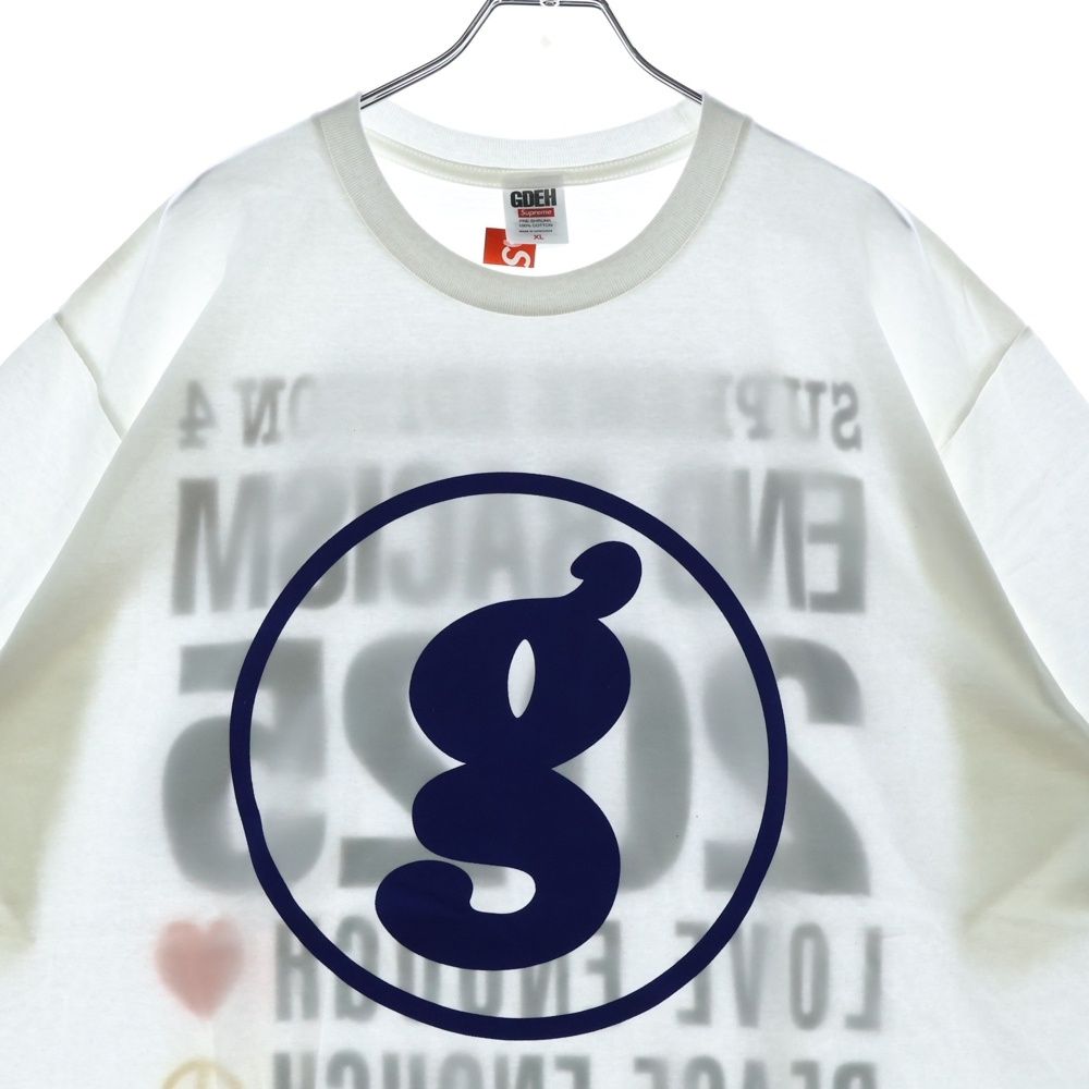 SUPREME (シュプリーム) 25SS×GOODENOUGH End Racism Tee グッドイナフ