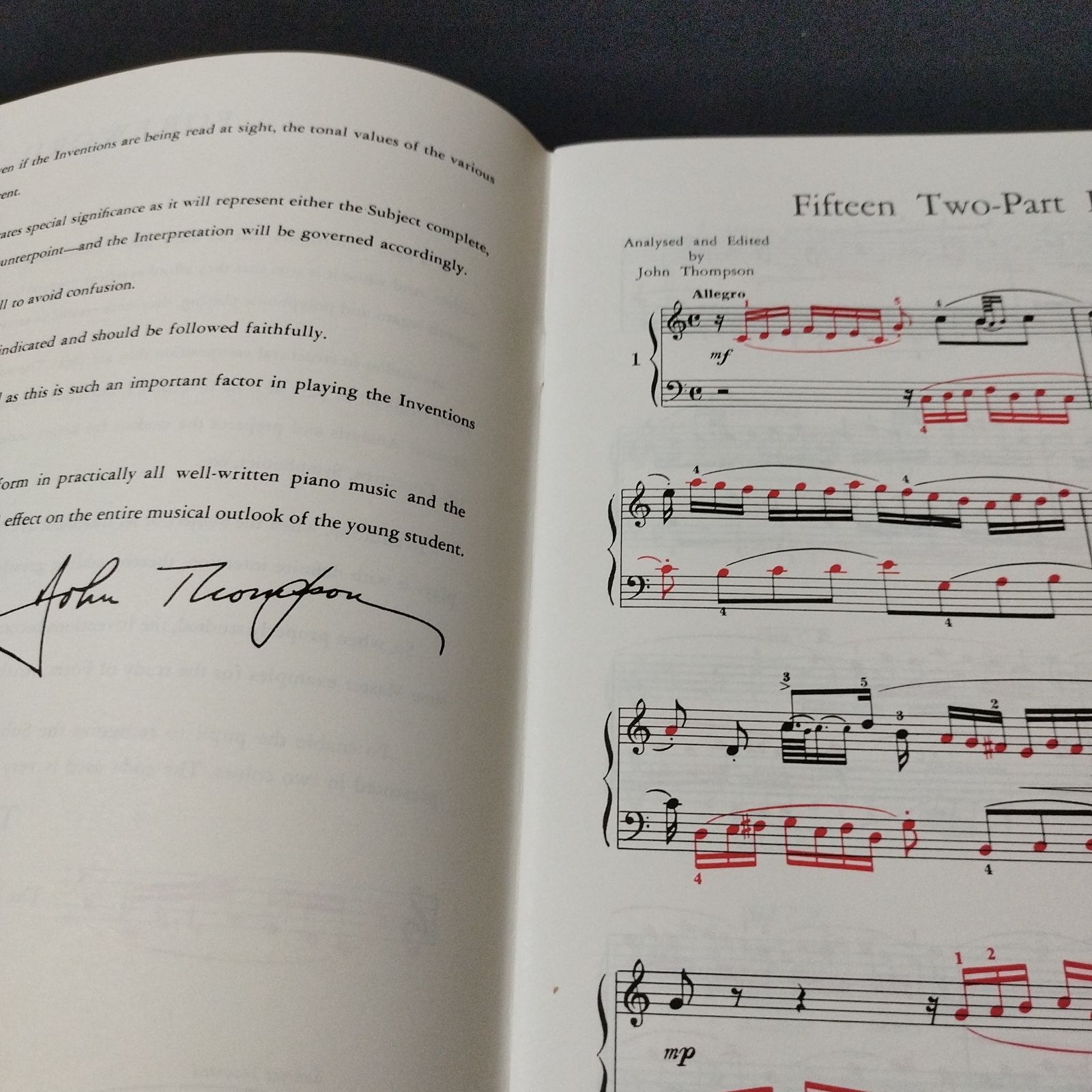 ピアノ バッハ インヴェンション(二声のインヴェンション) BWV 772-786