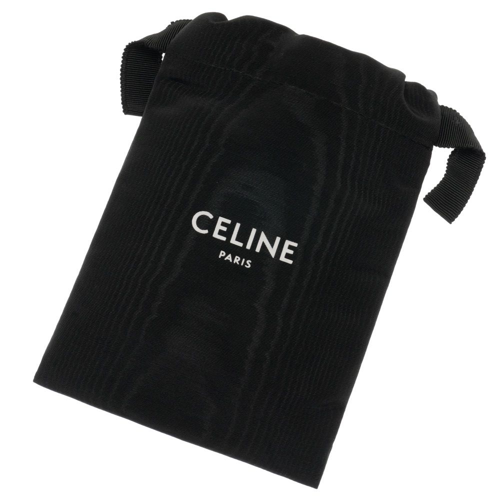 セリーヌ CELINE 財布 フラグメントケース 小銭入れ カードケース ネイビー レザー メンズ レディース 10B683CHQ.07OC  Zipped Compact card Holder お洒落 ミニ おしゃれ オシャレ